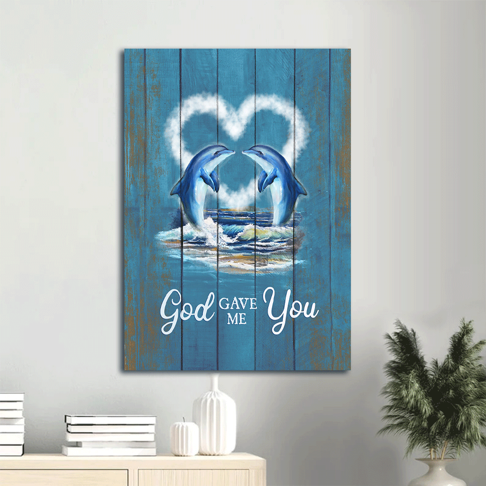 Jesus Portrait Poster: Dolphin Painting Blue Ocean Poster Home Decor Gift – Christian Home Decor Gift Jesus Portrait Poster: Dolphin Painting Blue Ocean Poster Home Decor Gift – Christian Home Decor Gift