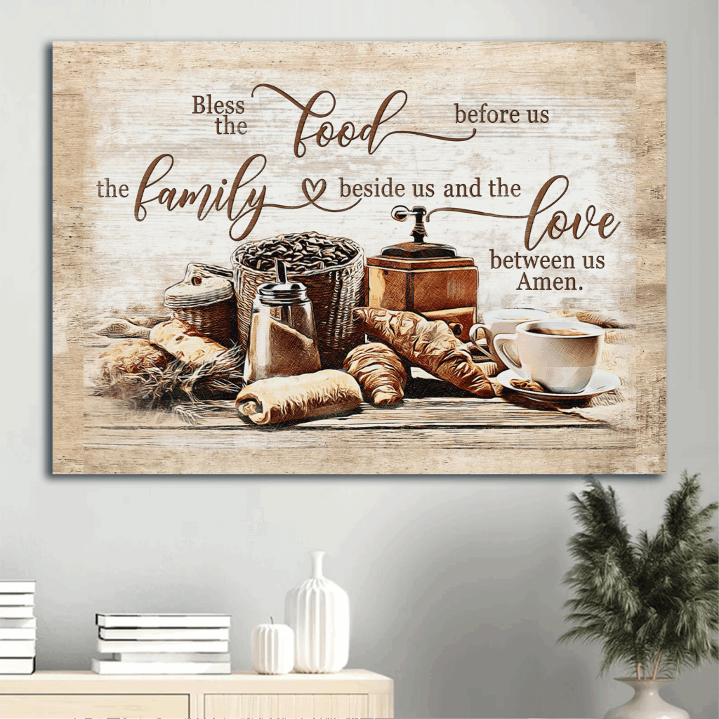 Jesus Landscape Poster Home Decor- Christian Gift- Bless the Food Poster Home Decor Gift Jesus Landscape Poster Home Decor- Christian Gift- Bless the Food Poster Home Decor Gift