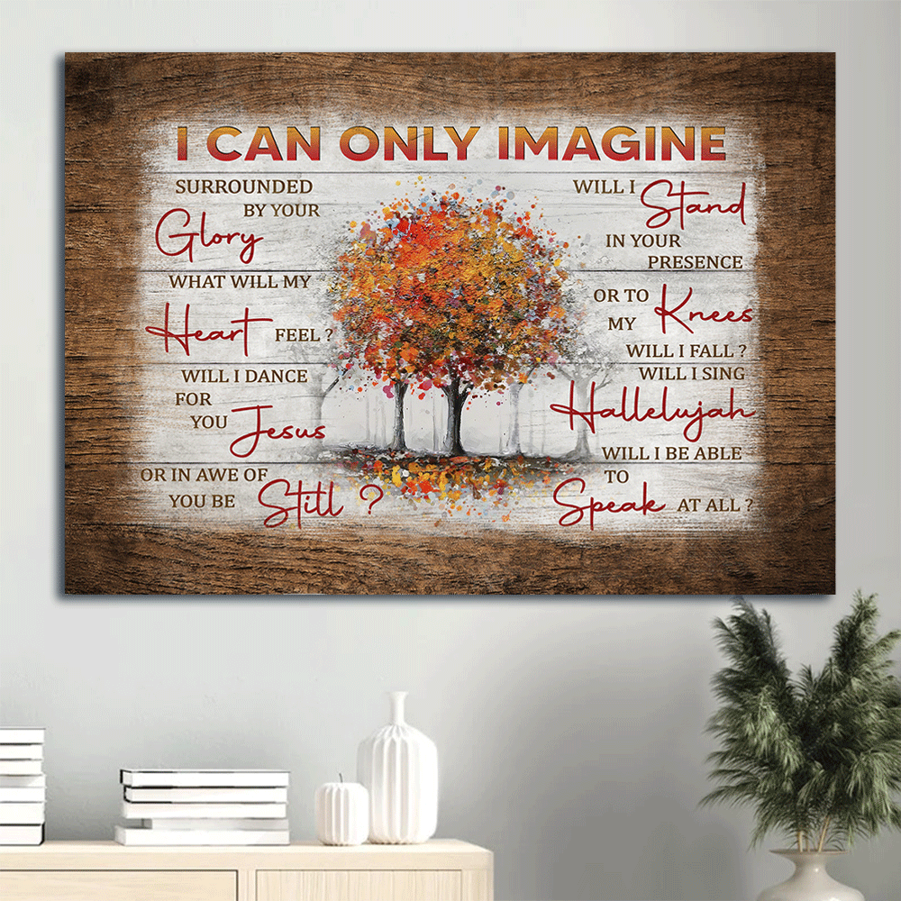 Fall Trees Jesus Landscape Poster: Christian Home Decor Gift – I Can Only Imagine Fall Trees Jesus Landscape Poster: Christian Home Decor Gift – I Can Only Imagine