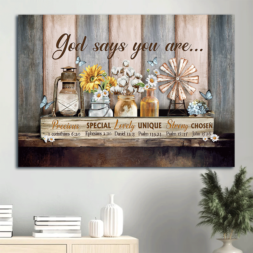 Jesus Landscape Poster – Flower Painting & Vintage Picture – Christian Home Decor Gift Jesus Landscape Poster – Flower Painting & Vintage Picture – Christian Home Decor Gift