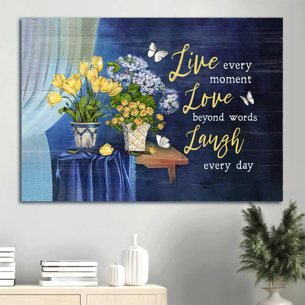 Christian Home Decor Gift: Jesus Landscape & Still Life Painting Poster – Live Love Laugh Beyond Words Christian Home Decor Gift: Jesus Landscape & Still Life Painting Poster – Live Love Laugh Beyond Words