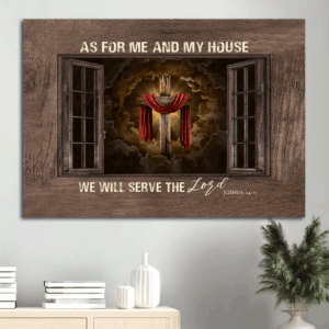 Heavenly Jesus Landscape Poster Home Decor Gift - The Amazing Cross & Heaven s Light - Perfect Christian Gift