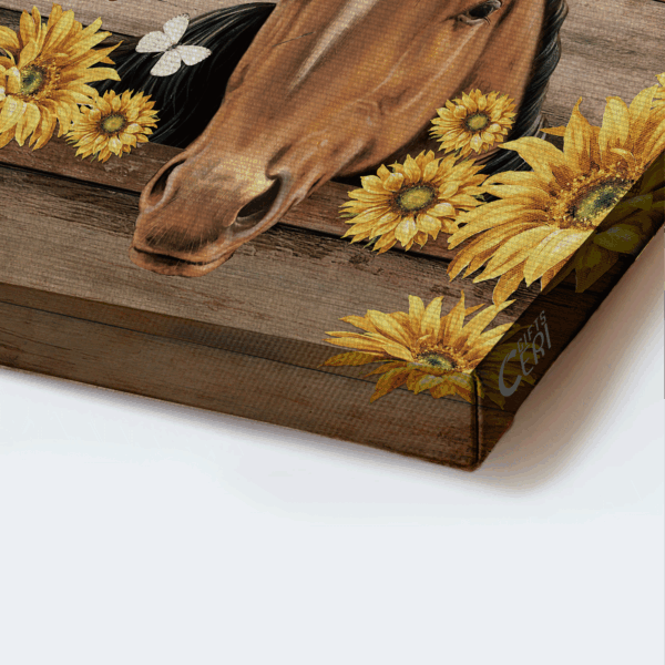 Jesus Landscape Poster Home Decor Gift – Horse Butterfly Sunflower – Gift For Christian – New Beginning Art