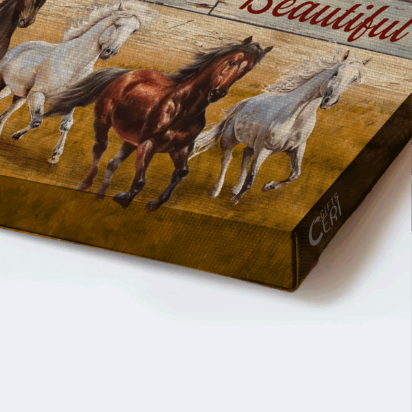 Christian Home Decor Gift: Jesus Horse & Farm Landscape Posters – Live in the Present