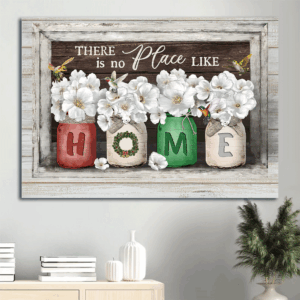Jesus Landscape Poster: Colorful Hummingbird  Poster Home Decor Gift Home Decor Gift for Christians - No Place Like Home Wall Art