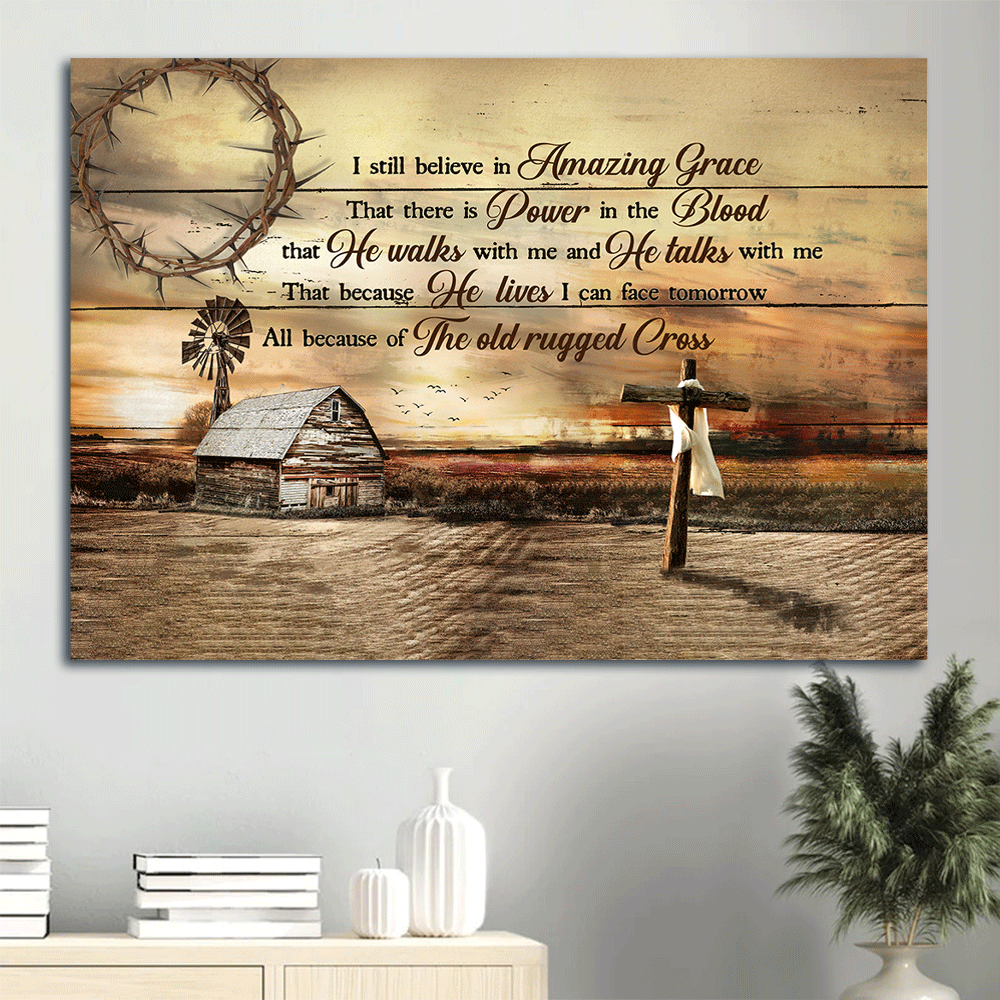 Christian Home Decor Gift Set: Jesus Landscape Farm Sunset Posters – Amazing Grace Theme Christian Home Decor Gift Set: Jesus Landscape Farm Sunset Posters – Amazing Grace Theme