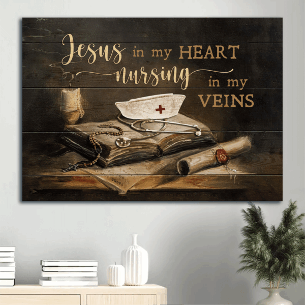 Christian Jesus Landscape Poster Home Decor Gift – Bible Nurse Cross  Poster Home Decor Gift Wall Art