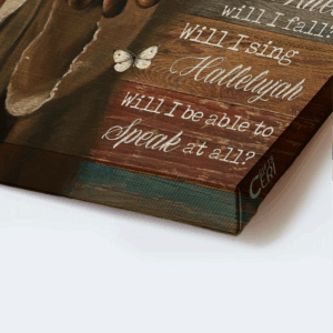 Jesus Landscape Poster Home Decor Gift - Christian Wall Art with Hands Daisy Butterfly - I Can Only Imagine 1