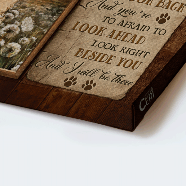 German Shepherd Landscape Poster & Jesus Christian Wall Art Gift Set