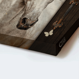 Jesus Landscape Poster Home Decor Gift - White Horse & Butterfly Artwork for Christian Home - Today I Choose Joy Poster 1