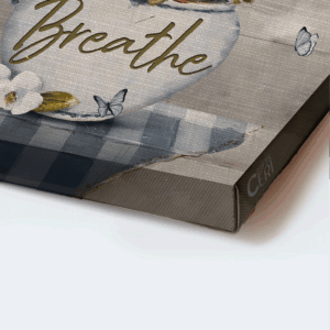 Jesus Landscape & Flower Painting Poster Home Decor Gift - Christian Gift - Just Breathe 1
