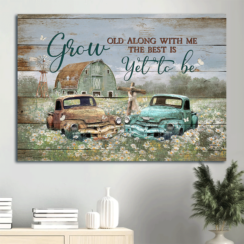 Jesus Landscape Poster Home Decor Gift – Greenhouse Old Ladybug Car Daisy Field Poster Home Decor Gift – Christian Wall Art Jesus Landscape Poster Home Decor Gift – Greenhouse Old Ladybug Car Daisy Field Poster Home Decor Gift – Christian Wall Art