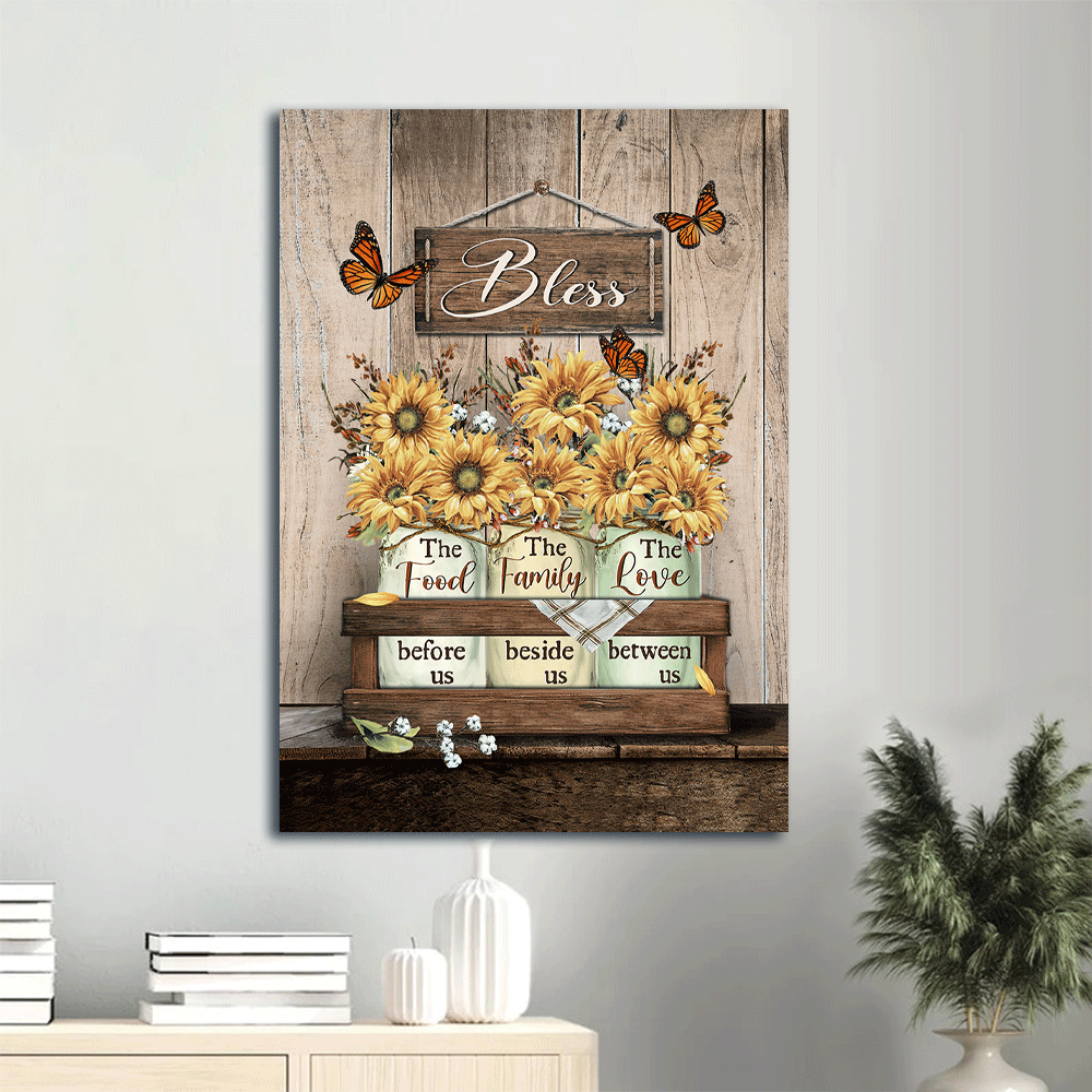 Christian Home Decor Gift: Jesus Portrait Poster with Sunflower and Butterfly Poster Home Decor Gift Prints Christian Home Decor Gift: Jesus Portrait Poster with Sunflower and Butterfly Poster Home Decor Gift Prints
