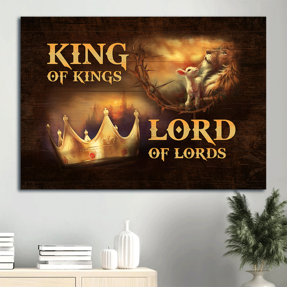 Golden Crown Jesus Painting Lion King Poster Home Decor Gift Poster – Gift for Christian Home Decor – King of Kings Lord of Lords Wall Art Golden Crown Jesus Painting Lion King Poster Home Decor Gift Poster – Gift for Christian Home Decor – King of Kings Lord of Lords Wall Art
