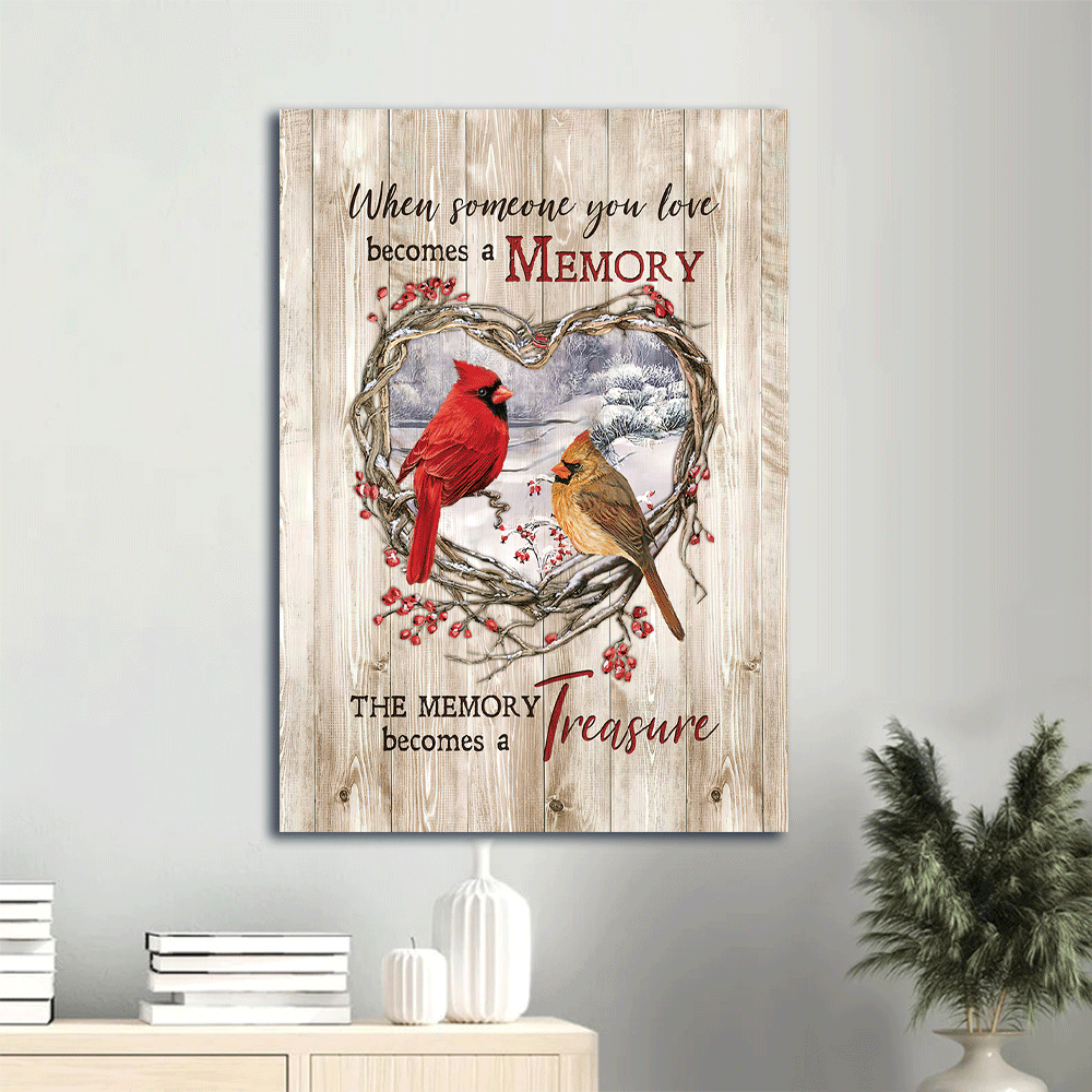 Christian Home Decor Gift: Jesus Portrait Poster – Heart of Thorn Red Cardinal White Snow Poster Home Decor Gift – Christian Wall Art Christian Home Decor Gift: Jesus Portrait Poster – Heart of Thorn Red Cardinal White Snow Poster Home Decor Gift – Christian Wall Art