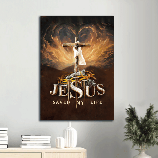 Heaven s Light: Jesus Portrait Poster Home Decor – Christian Wall Art Gift