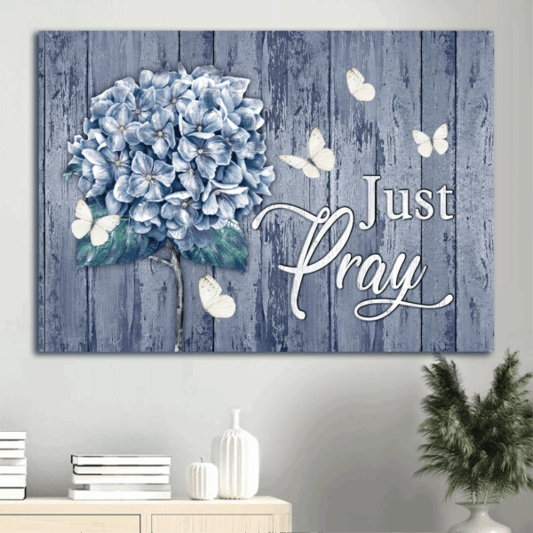 Religious Landscape and Floral Painting Posters – Perfect Home Decor Gifts with Jesus and Praying Themes