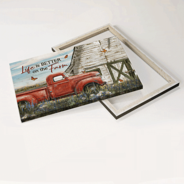 Christian Home Decor: Jesus Landscape & Today I Choose Joy Poster Gift Set – Watercolor Ladybug Car Old Barn Windmill