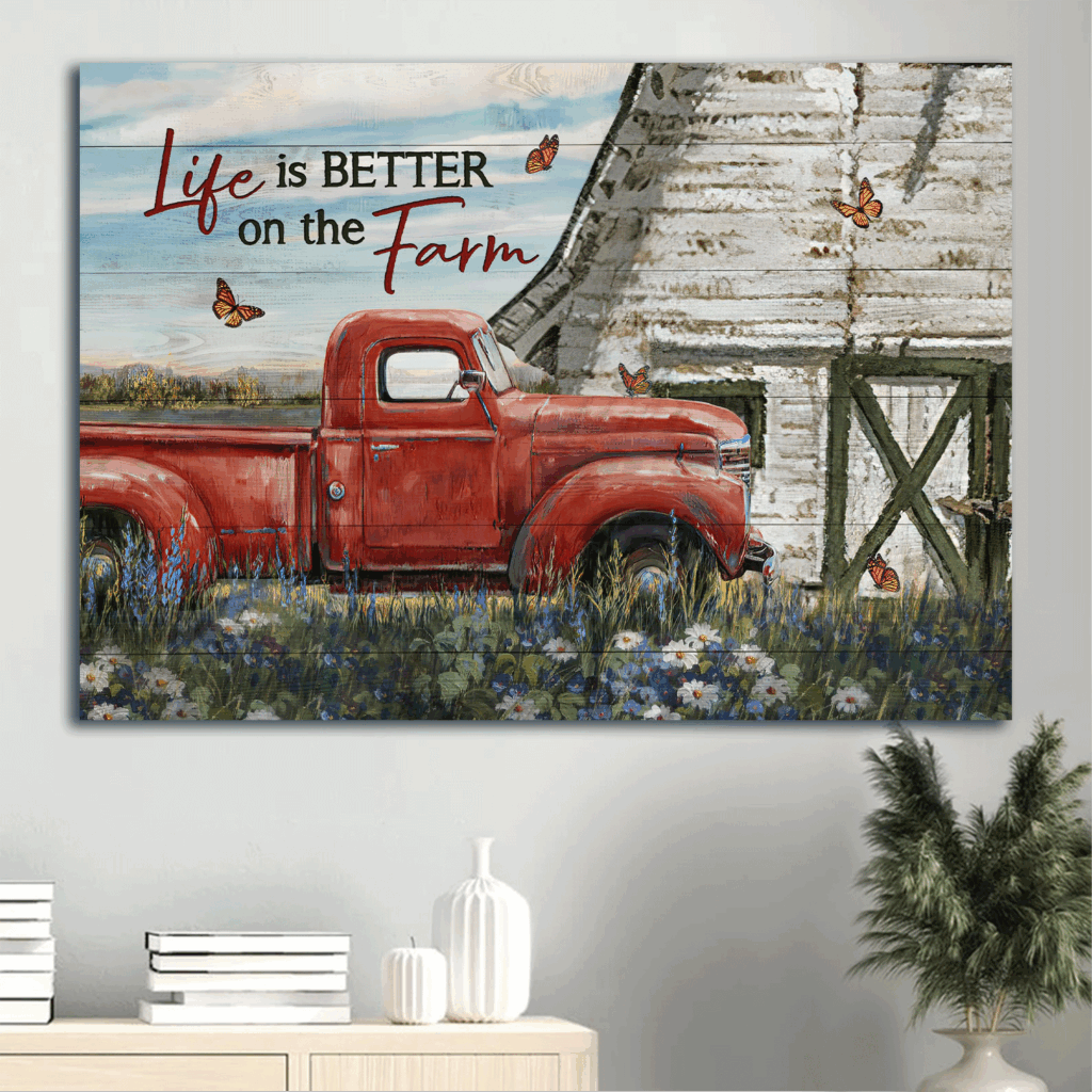 Jesus Landscape Poster – Watercolor Ladybug Car & Lavender Garden – Gift For Christian Home Decor Jesus Landscape Poster – Watercolor Ladybug Car & Lavender Garden – Gift For Christian Home Decor