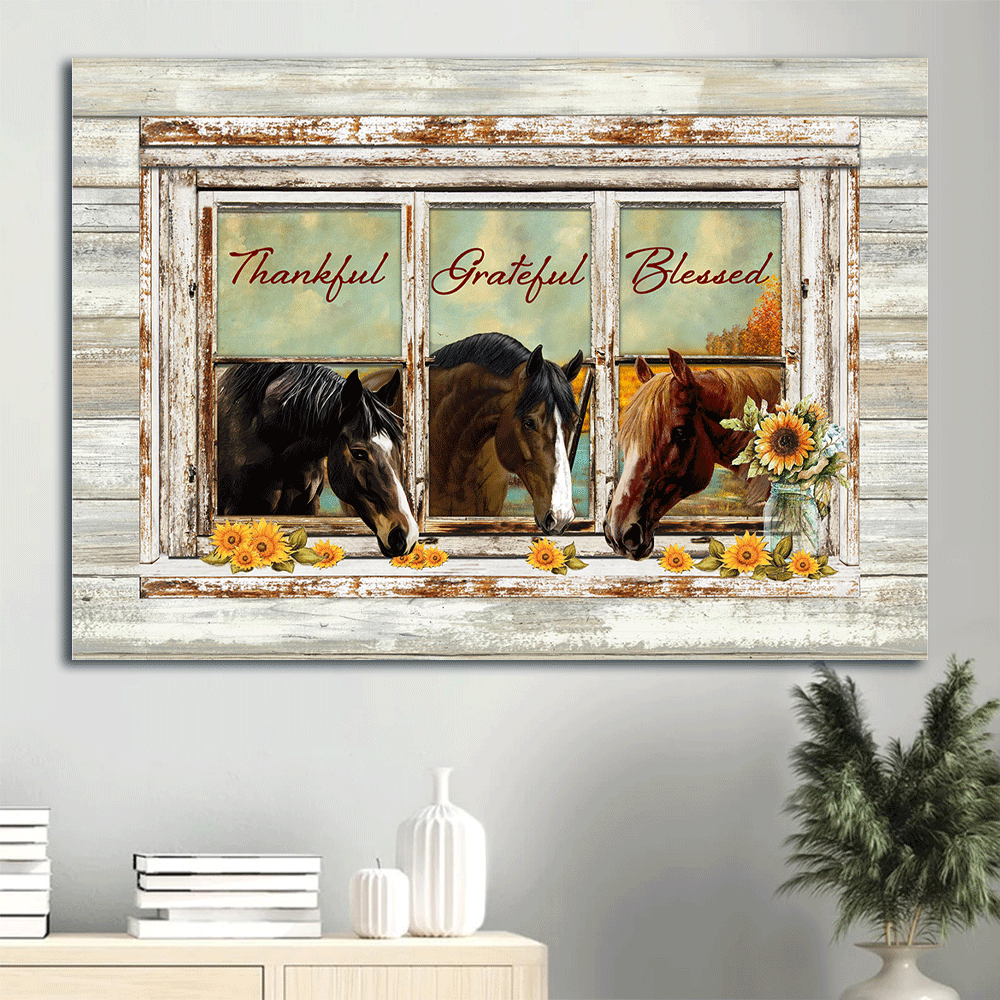 Jesus Landscape Poster: Horse Painting Sunflower Poster Home Decor Gift – Christian Wall Art Gift Jesus Landscape Poster: Horse Painting Sunflower Poster Home Decor Gift – Christian Wall Art Gift