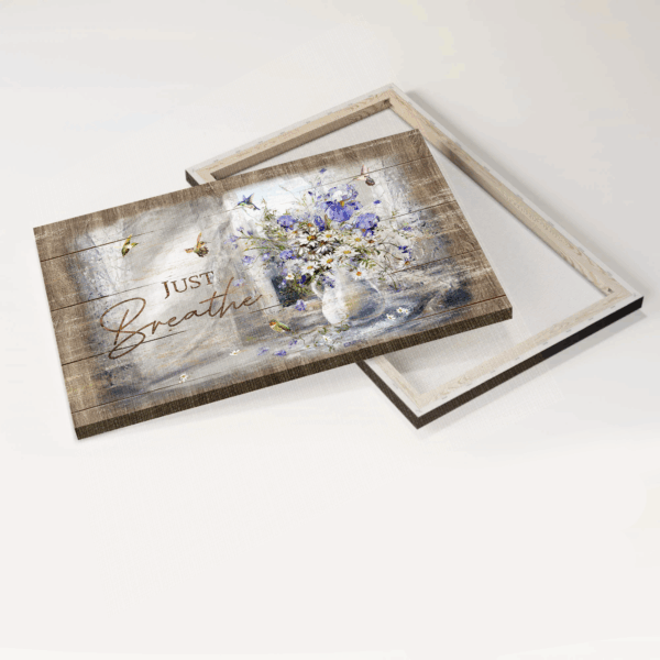 Jesus Landscape Poster Home Decor Gift – Hummingbird & Daisy Still Life Painting  Poster Home Decor Gift – Christian Wall Art Print