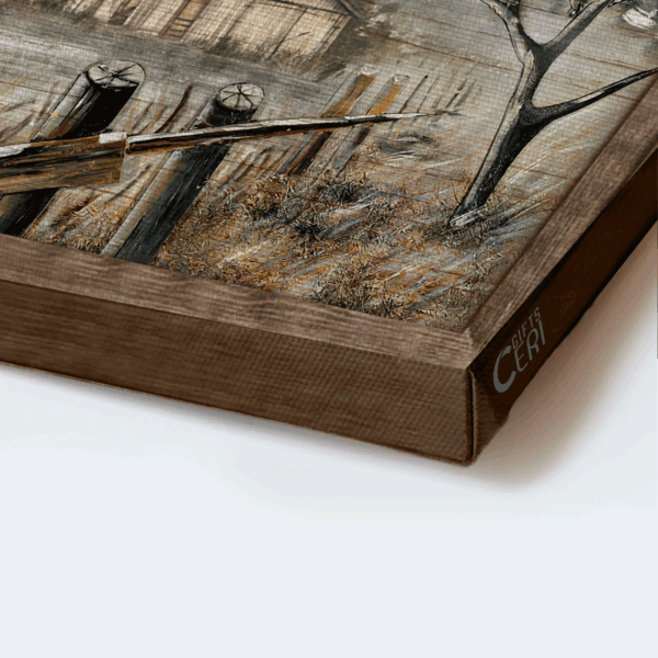 Jesus & Chickadee Landscape Posters – Christian Home Decor Gifts with Amazing Grace Painting