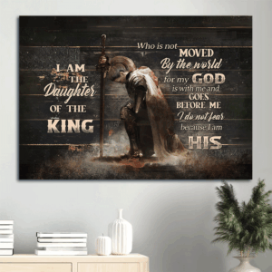 Jesus Landscape Poster: Woman Warrior  Poster Home Decor Gift Home Decor Gift for Christian - Daughter of the King Wall Art