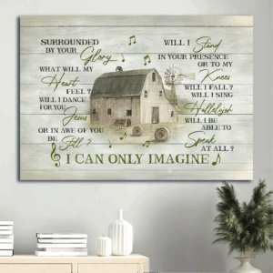 Christian Home Decor: Jesus & Music Note Landscape Posters - Perfect Gifts for Christians