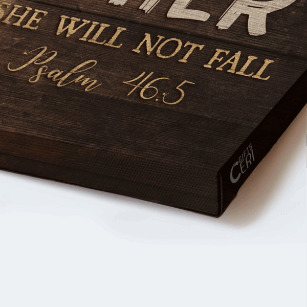Christian Home Decor Gift: Jesus Landscape & Warrior Drawing Posters – God Is With Her