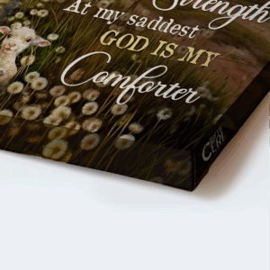 Jesus Landscape Poster - Walking With Jesus Home Decor Gift - Christian Gift - God Is My Hope Poster 1