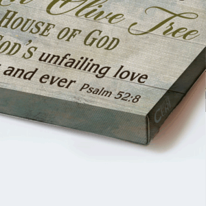 Jesus Landscape Poster: Olive Tree & Dove Drawing Home Decor Gift for Christians 1