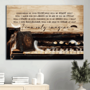 Christian Home Decor: Jesus Bible & I Can Only Imagine Landscape Posters - Perfect Gifts