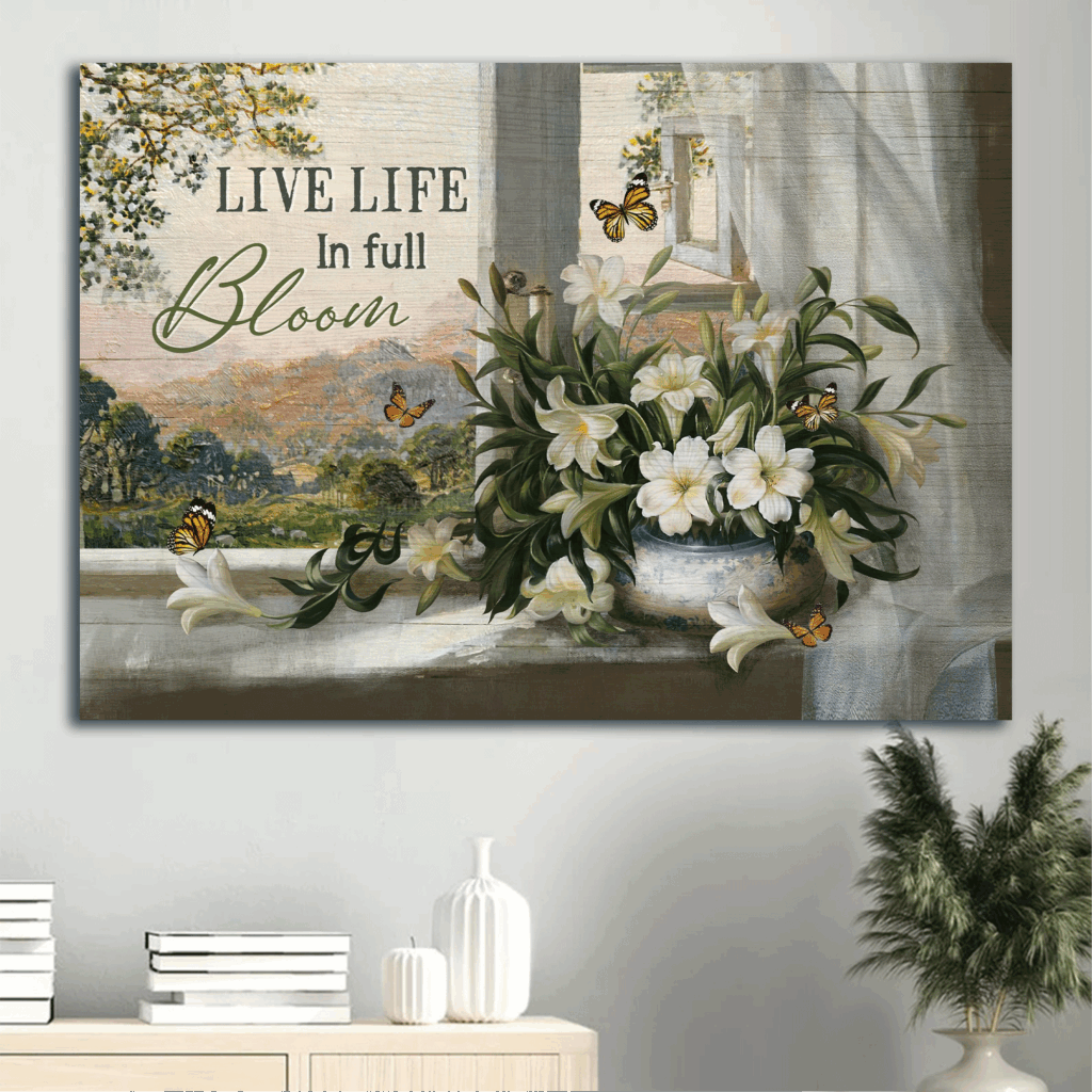 Jesus and Mountain Landscape Poster Home Decor Gift – Gift for Christian – Live Life in Full Bloom Jesus and Mountain Landscape Poster Home Decor Gift – Gift for Christian – Live Life in Full Bloom