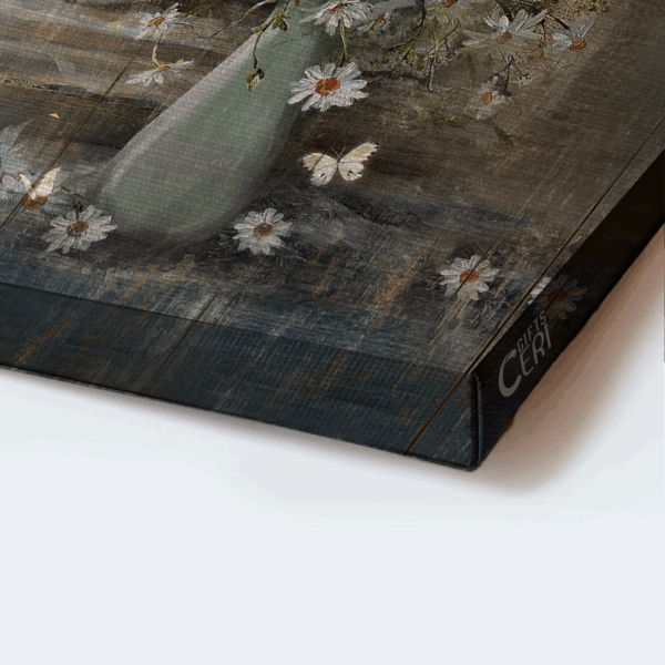 Vintage Flower Vase Jesus and Daisy Flower Poster Home Decor Gift for Christian – Just Breathe Landscape