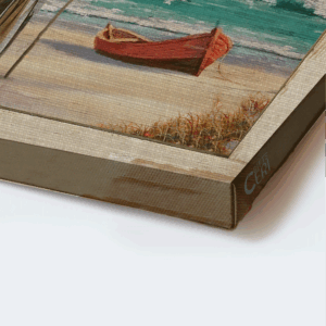 Jesus Landscape Poster - Beach Sunset Home Decor Gift for Christian - Be Still and Know God 1