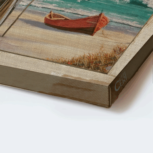 Jesus Landscape Poster – Beach Sunset Home Decor Gift for Christian – Be Still and Know God