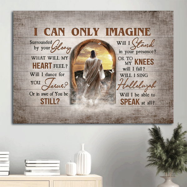 Jesus Sunset Landscape Poster Home Decor Gift – Christian Wall Art  Poster Home Decor Gift Print