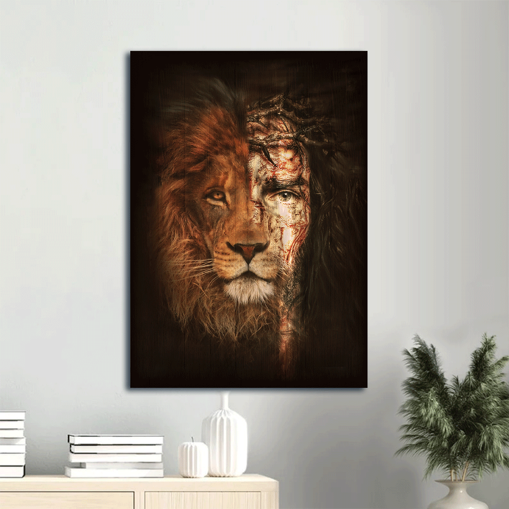 Jesus Portrait Poster: The Lion of Judah Christian Wall Art Home Decor Gift Jesus Portrait Poster: The Lion of Judah Christian Wall Art Home Decor Gift