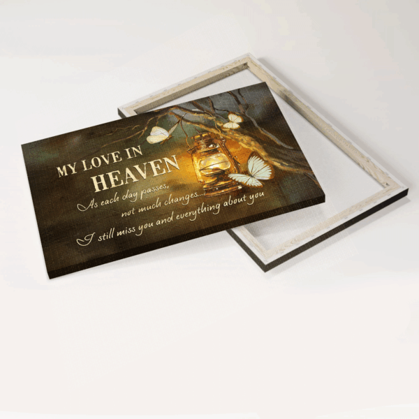 Heavenly Jesus Landscape Poster Home Decor Gift – White Butterfly Night Scene – Christian Gift