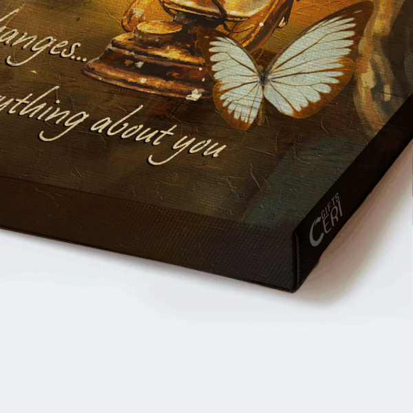 Heavenly Jesus Landscape Poster Home Decor Gift – White Butterfly Night Scene – Christian Gift
