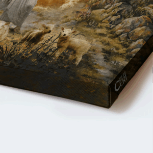 Jesus Landscape Poster Home Decor Gift - Lambs of God Door to Heaven Peaceful Place - Perfect Gift for Christian 1