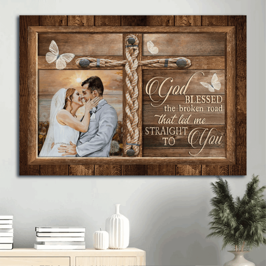 Jesus Landscape Sunset Poster – Unique Cross Home Decor Gift for Christian Couple on Valentine s Day Jesus Landscape Sunset Poster – Unique Cross Home Decor Gift for Christian Couple on Valentine s Day