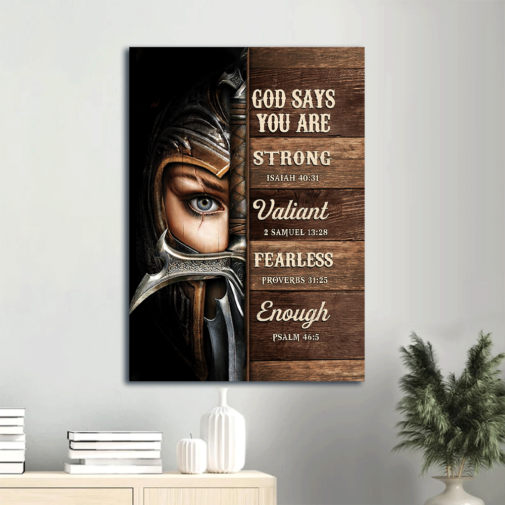 Female Warrior Jesus Portrait Poster Home Decor Gift – Knight of God Home Decor Gift for Christian – Wall Art Prints Female Warrior Jesus Portrait Poster Home Decor Gift – Knight of God Home Decor Gift for Christian – Wall Art Prints