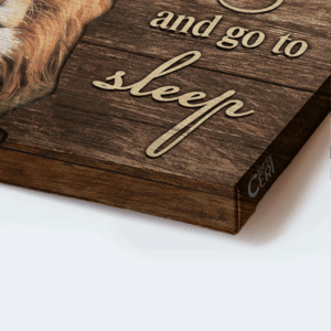 Jesus Lion of Judah Lamb of God Valley Painting Poster - Christian Home Decor Gift 3
