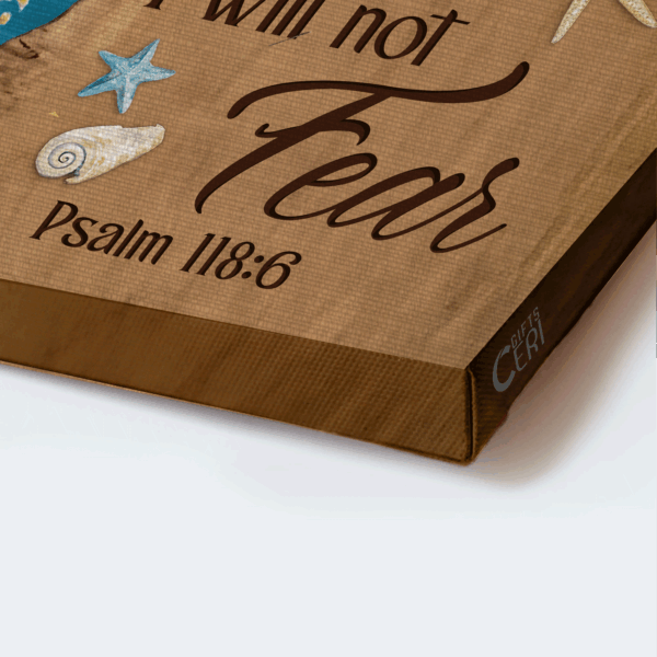 Jesus Sea Turtle Ocean Painting Poster Home Decor Gift for Christians – The Lord Is On My Side