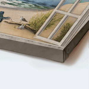 Jesus Landscape Poster Home Decor Gift - Turtle Beach Seagull - Gift For Christian - Today I Choose Joy 1