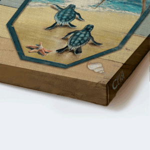 Jesus Landscape Turtle Ocean Poster Home Decor Gift - Find Your Soul in the Ocean 1