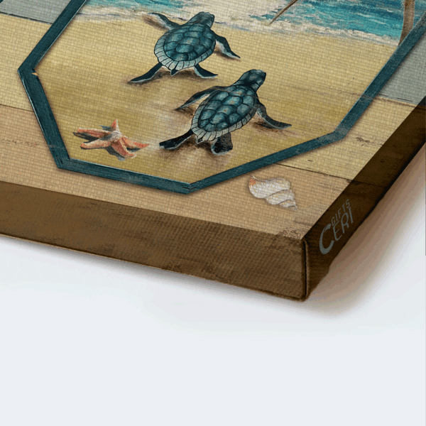 Jesus Landscape Turtle Ocean Poster Home Decor Gift – Find Your Soul in the Ocean