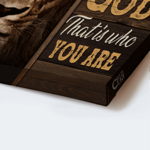 Jesus Lion of Judah Abstract Art Poster - Christian Home Decor Gift 3