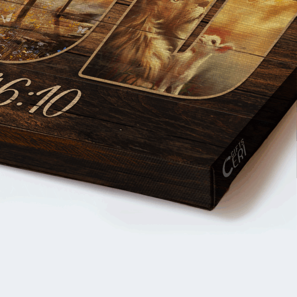 Jesus Lion of Judah & Be Still – Christian Landscape Poster Home Decor Gift